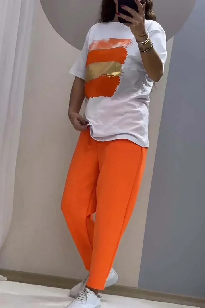 Helyssa | Two-Piece Set: Top and Pants