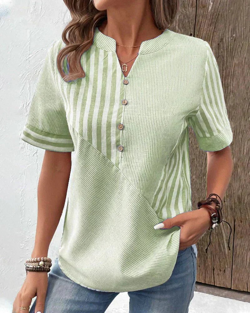 Lila | Cozy Striped Top