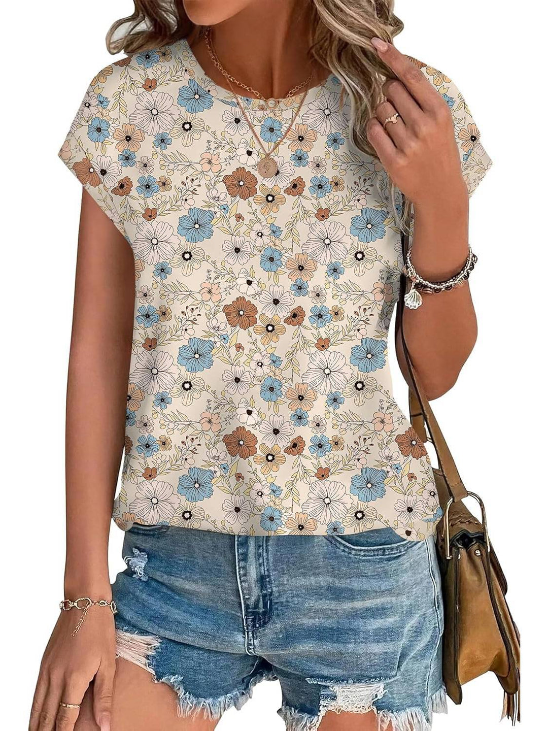 Necie | Stylish Patterned Blouse