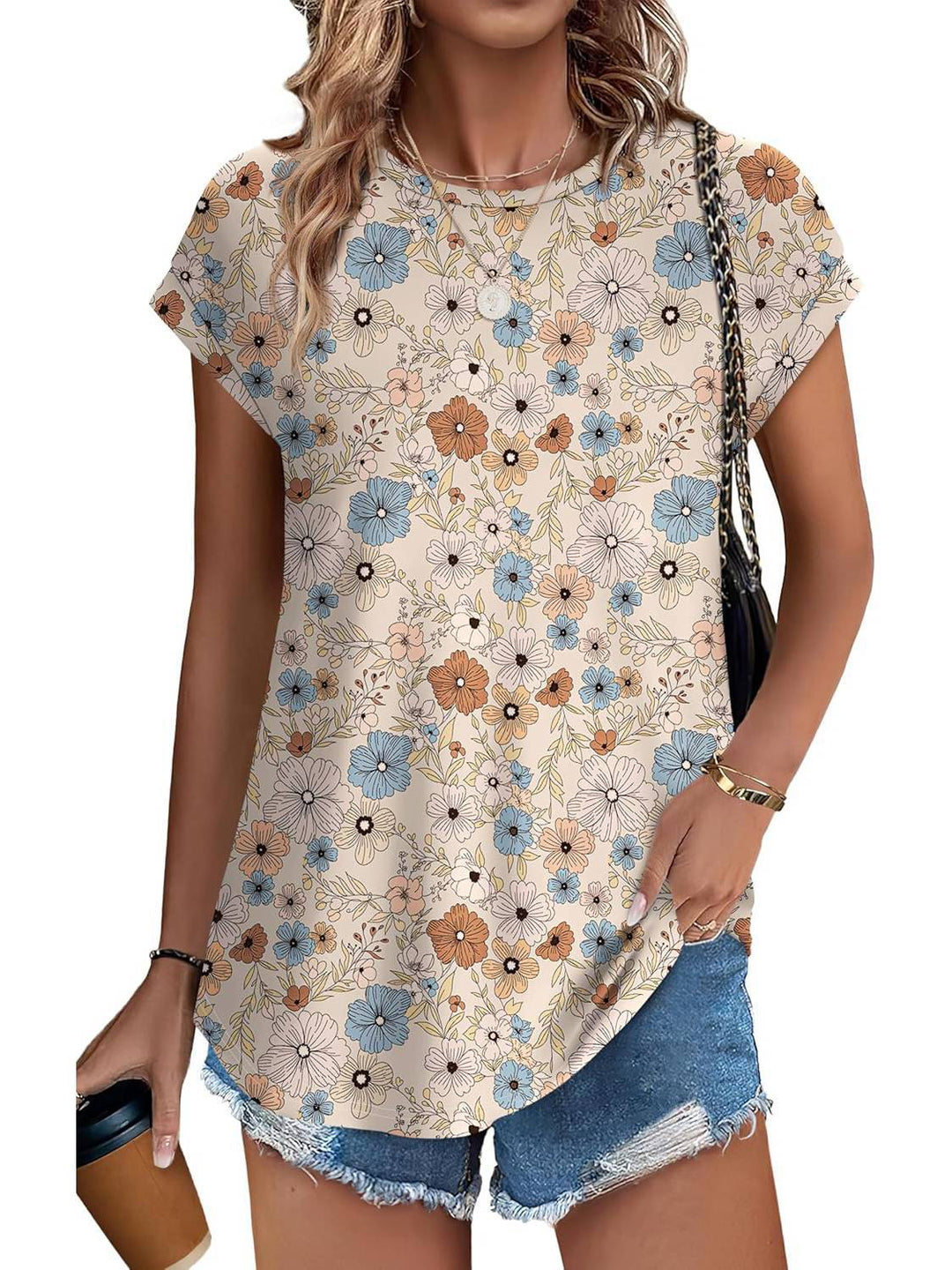 Necie | Stylish Patterned Blouse