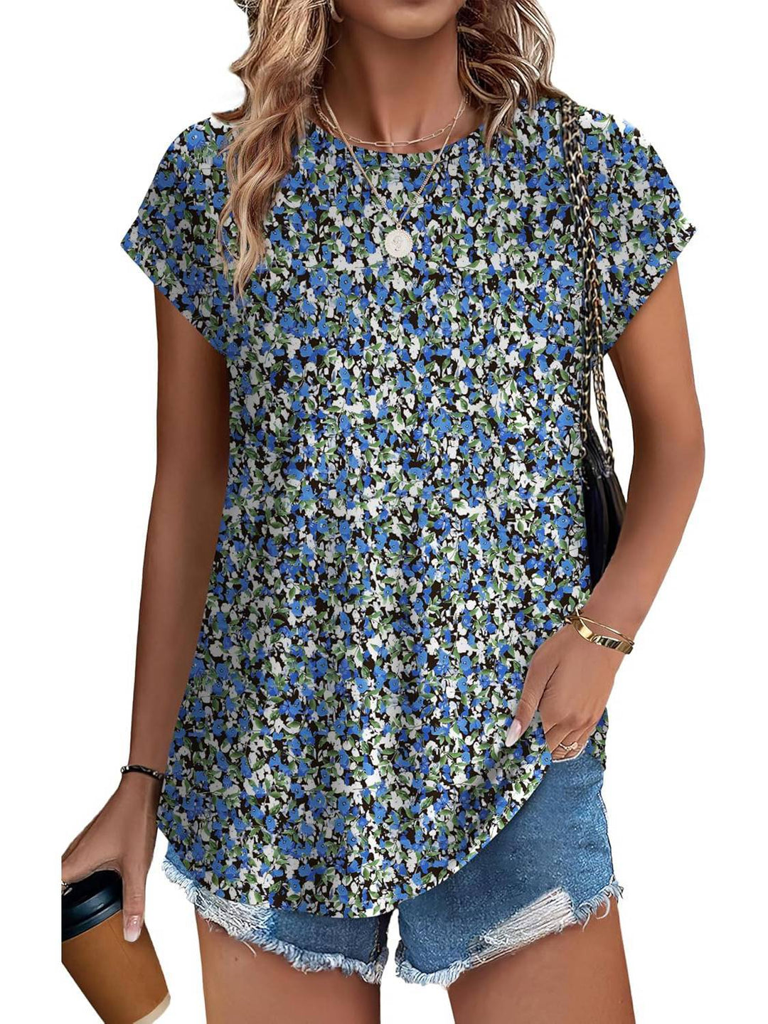 Necie | Stylish Patterned Blouse