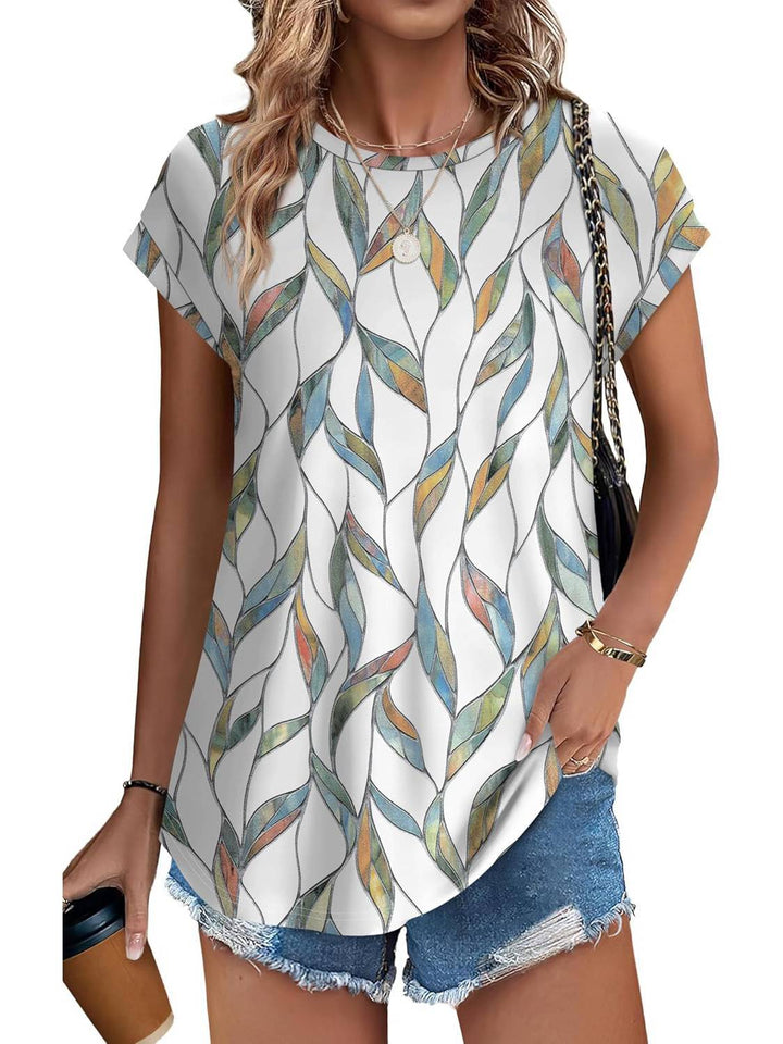 Necie | Stylish Patterned Blouse