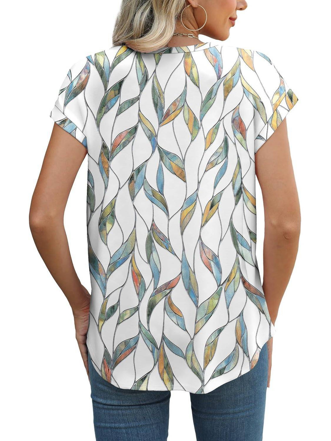 Necie | Stylish Patterned Blouse