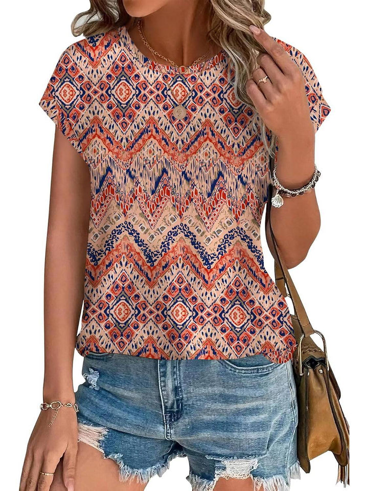 Necie | Stylish Patterned Blouse
