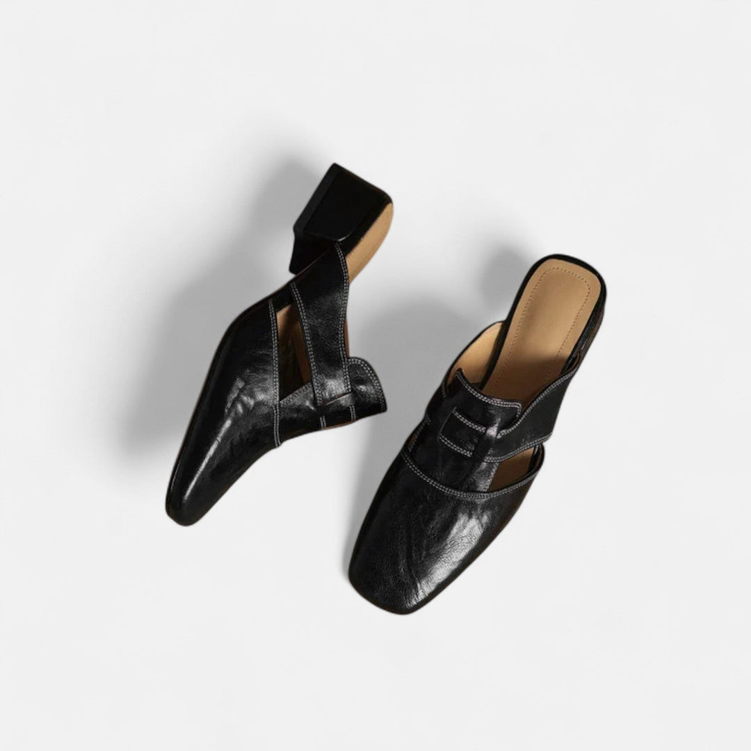 Chic Leather Sandals by Andie