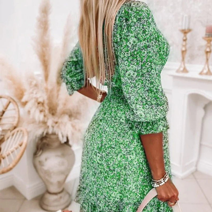 Sunna - Graceful Floral Gown