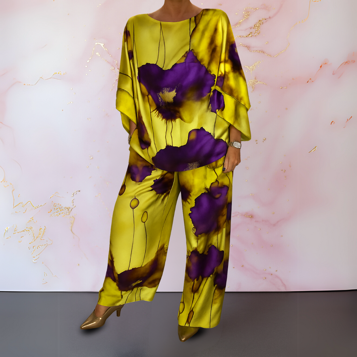 Maelora | Women's Satin Two-Piece Ensemble