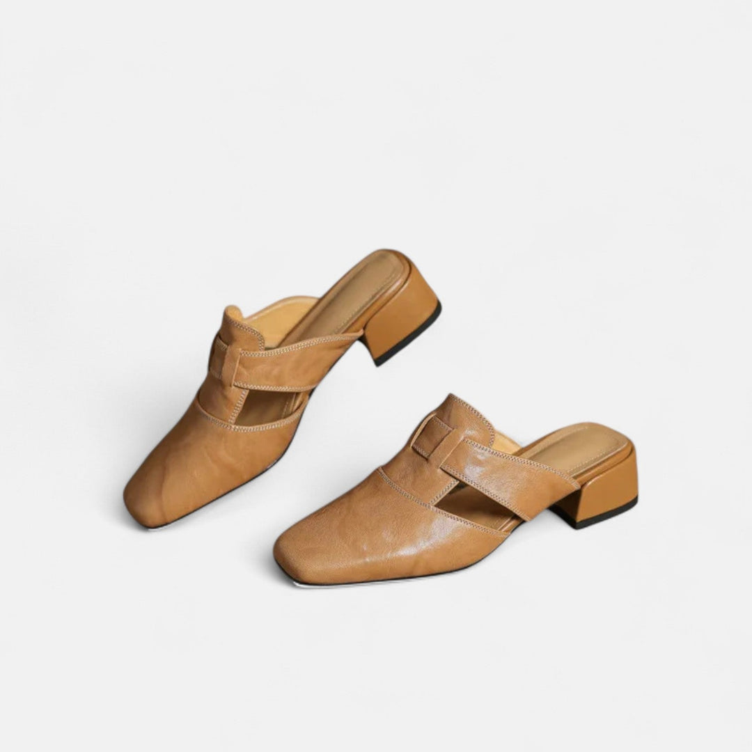 Chic Leather Sandals by Andie