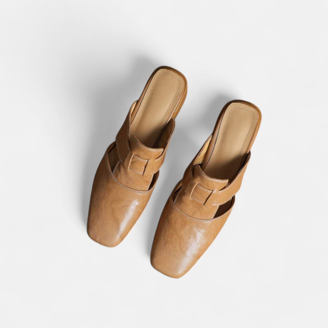 Chic Leather Sandals by Andie