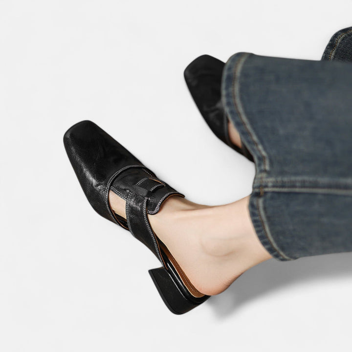 Chic Leather Sandals by Andie