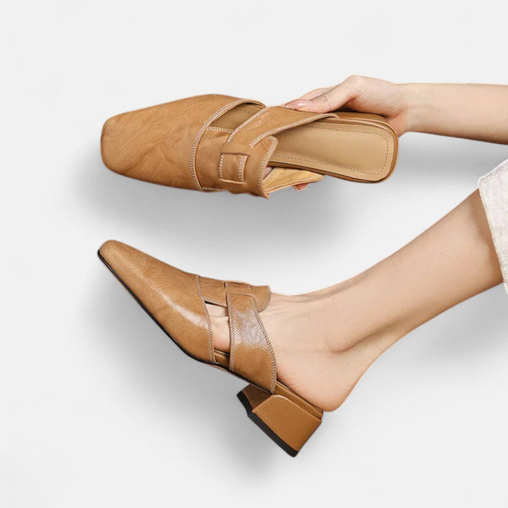 Chic Leather Sandals by Andie