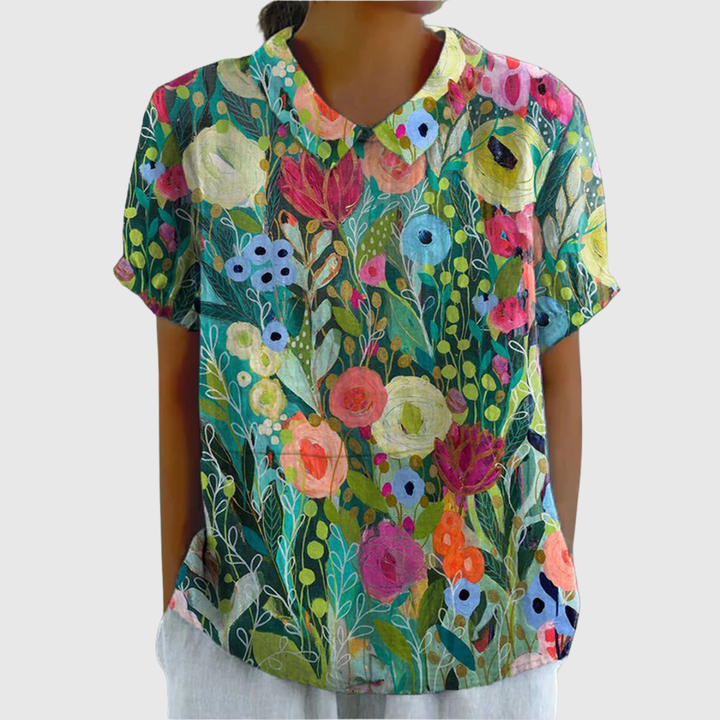 Floral Watercolor Daisy Shirt