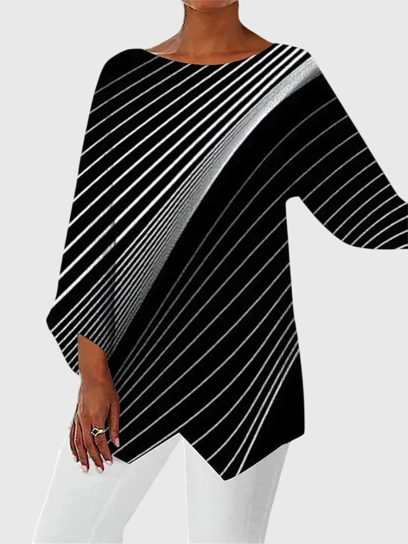 Alayah™ | Stylish Crew Neck Blouse