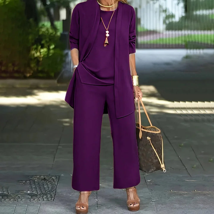 Kaevia | Relaxed Fit 3-Piece Lounge Ensemble