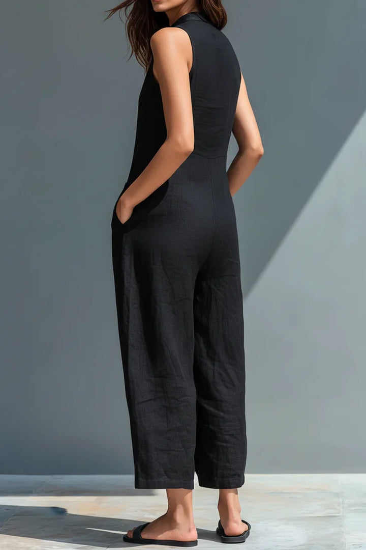 Cheryl | Sophisticated Linen Jumpsuit
