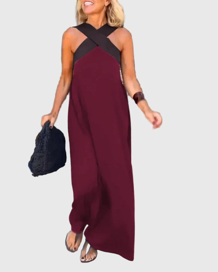 Elena | Elegant Maxi Dress with Flowing Silhouette