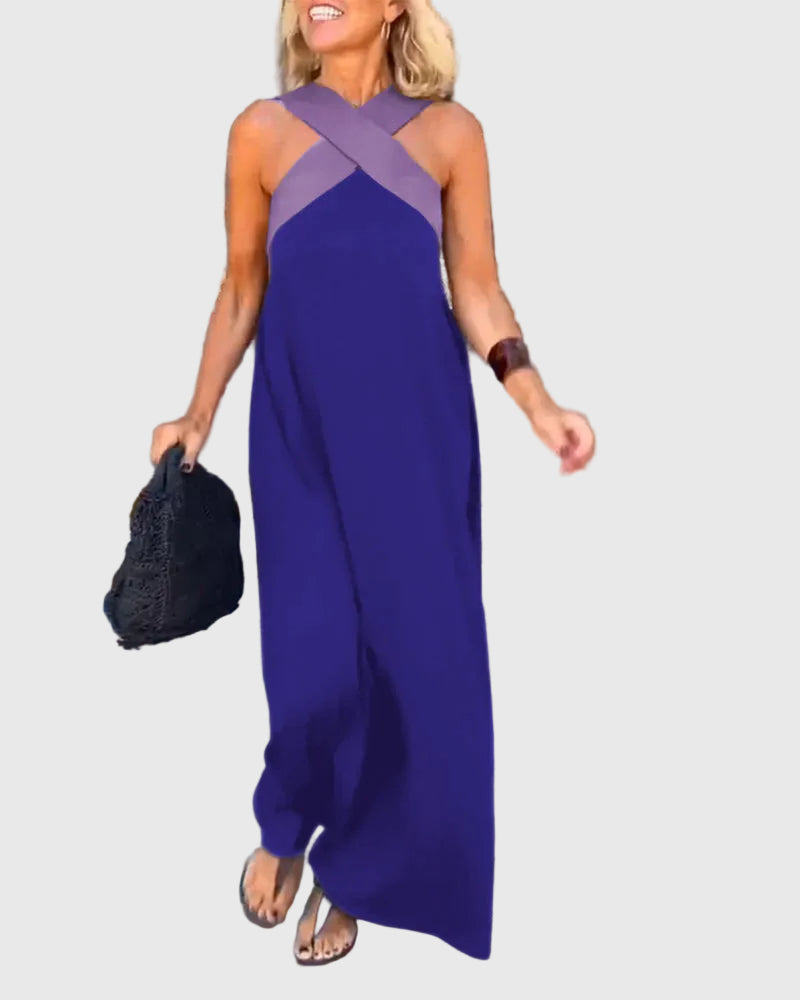 Elena | Elegant Maxi Dress with Flowing Silhouette