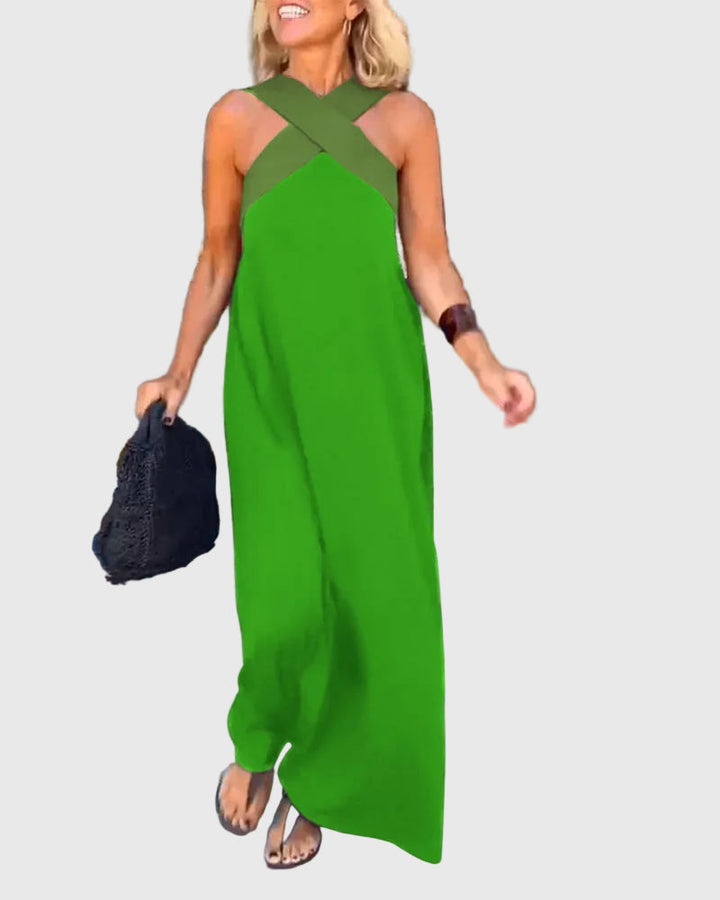 Elena | Elegant Maxi Dress with Flowing Silhouette
