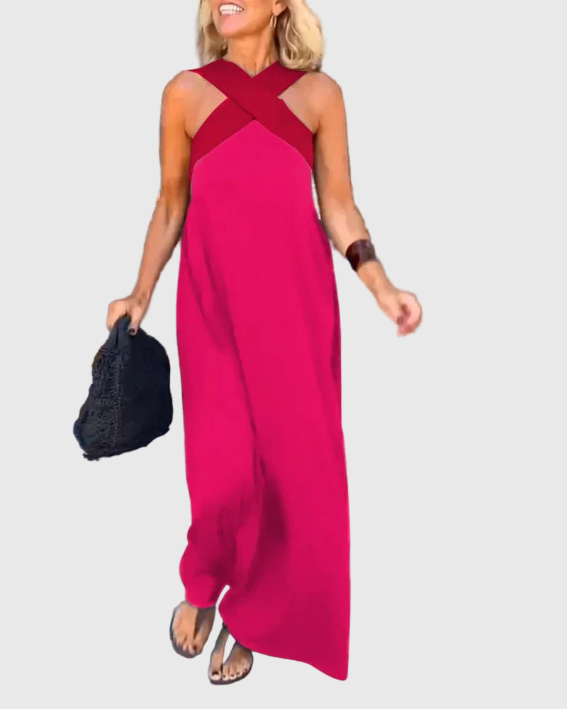 Elena | Elegant Maxi Dress with Flowing Silhouette