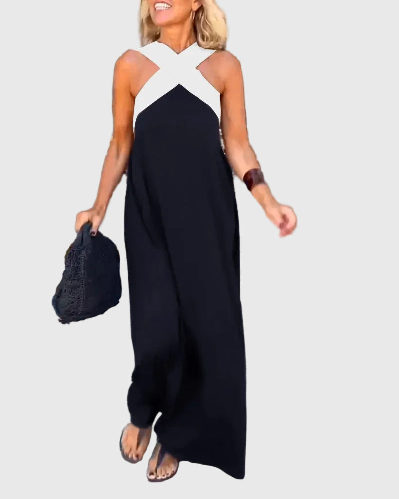 Elena | Elegant Maxi Dress with Flowing Silhouette