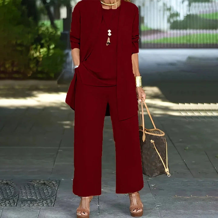 Kaevia | Relaxed Fit 3-Piece Lounge Ensemble
