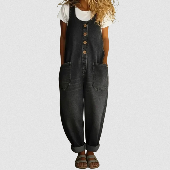 Carmen | Retro Denim Jumpsuit