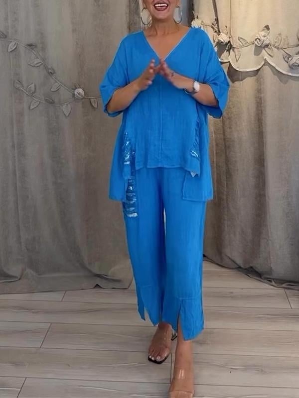 BIANCA | Chic Two-Piece Summer Ensemble for Sunny Days