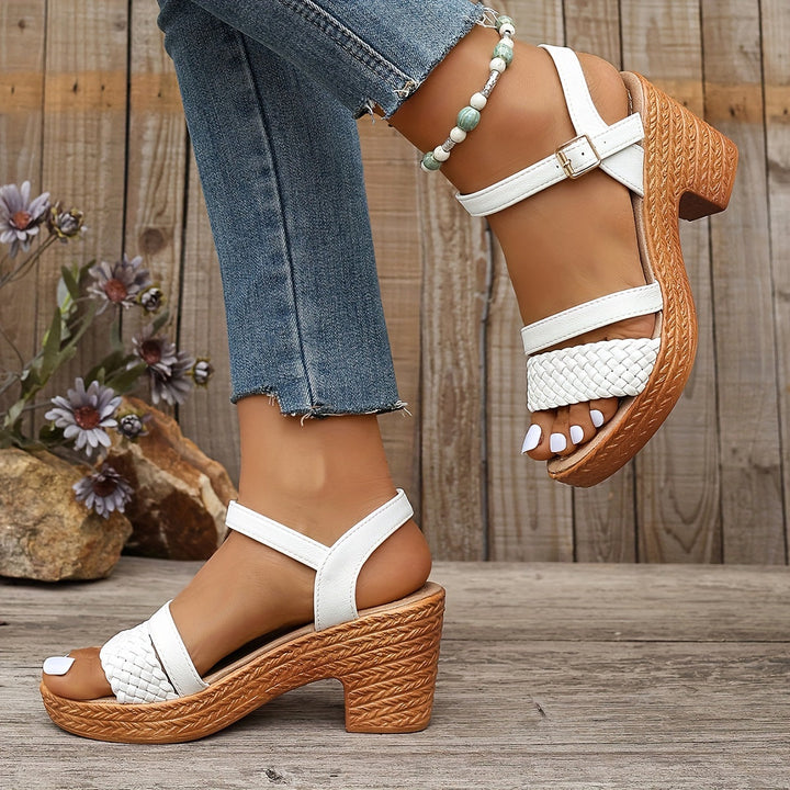 Haven - Woven Strappy Sandals