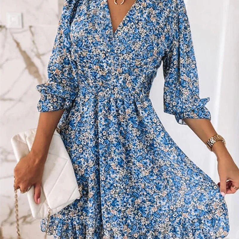 Sunna - Graceful Floral Gown