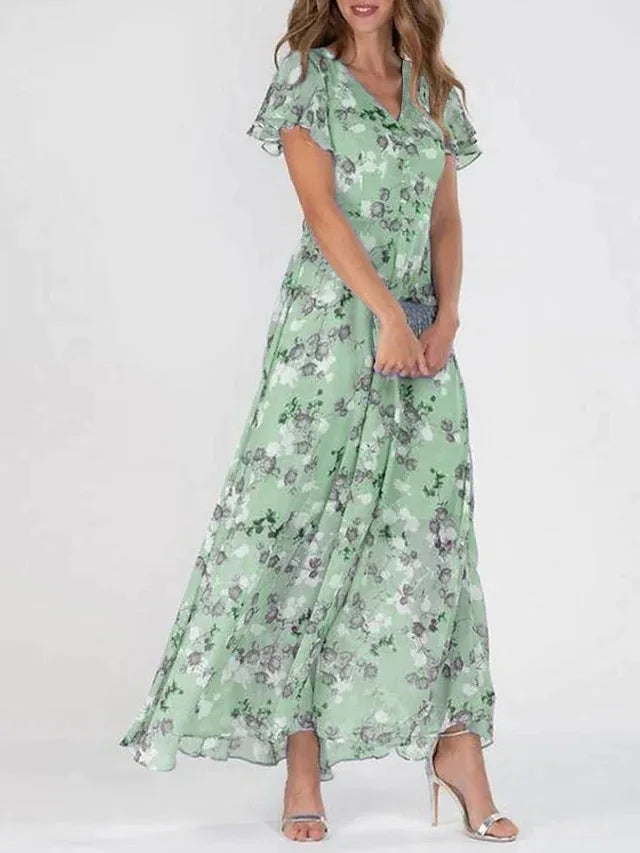 Jessa | Floral Breeze Maxi Dress