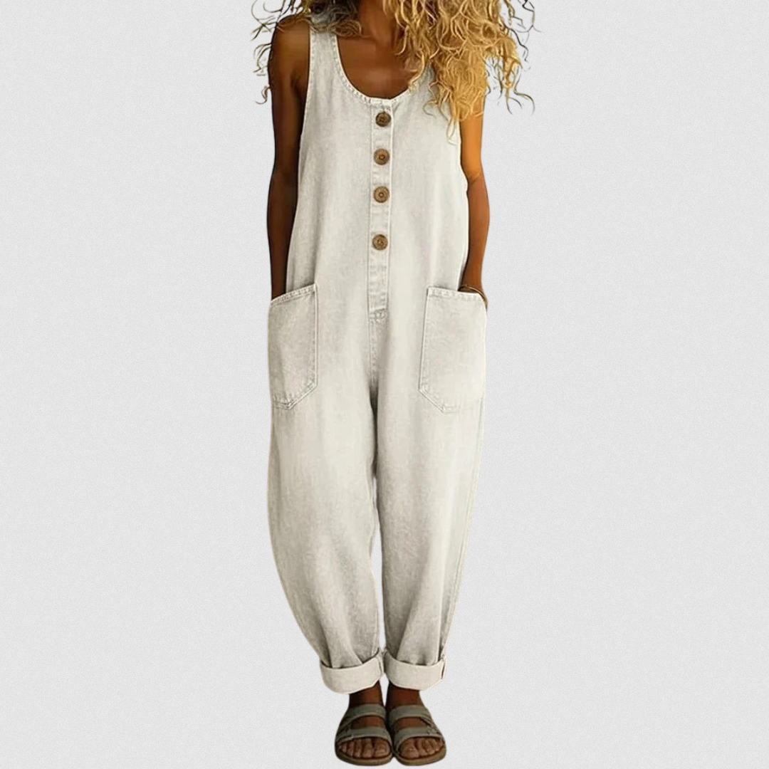 Carmen | Retro Denim Jumpsuit