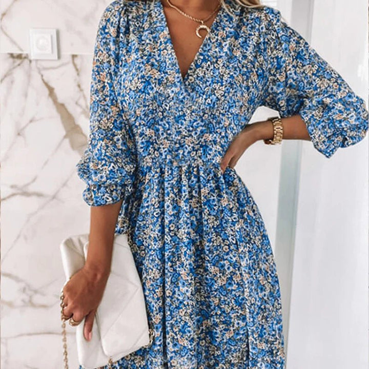 Sunna - Graceful Floral Gown