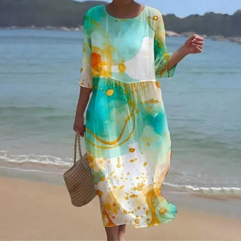 Zara | Floral Sunset Dress