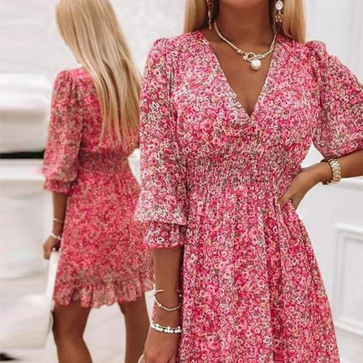 Keely | Graceful Floral Dress