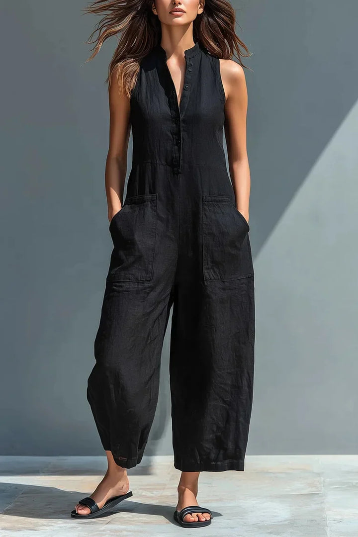 Cheryl | Sophisticated Linen Jumpsuit