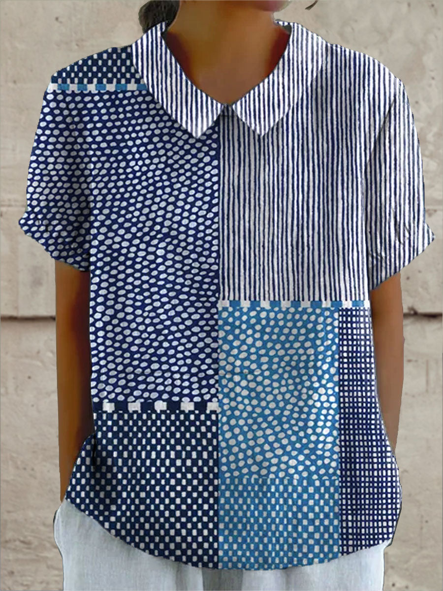 Ella | Patchwork Design Blouse