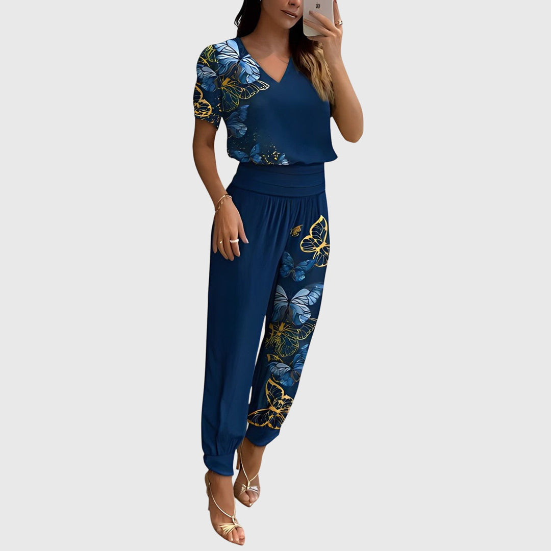 Jennifer | Chic Blouse and Trousers Ensemble