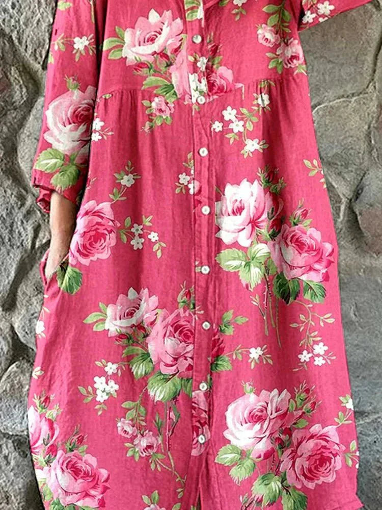 Nira | Floral Artistry Dress
