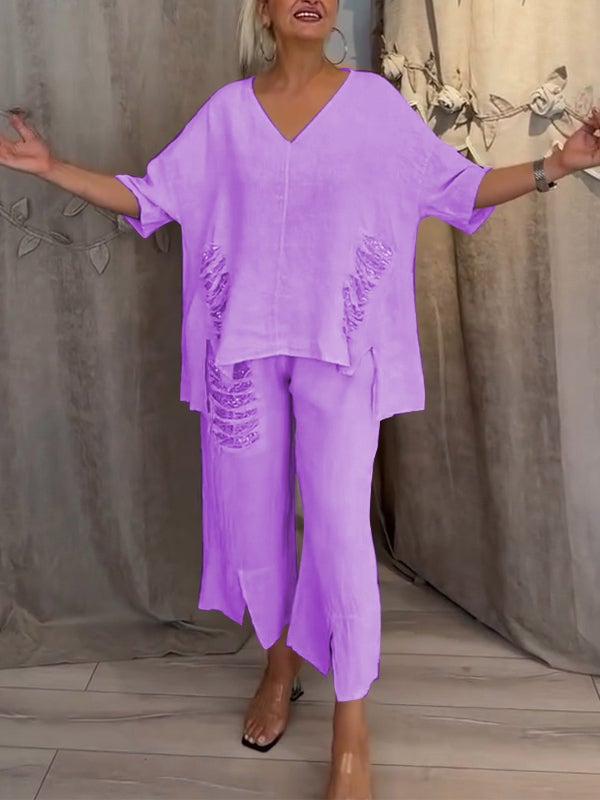 BIANCA | Chic Two-Piece Summer Ensemble for Sunny Days