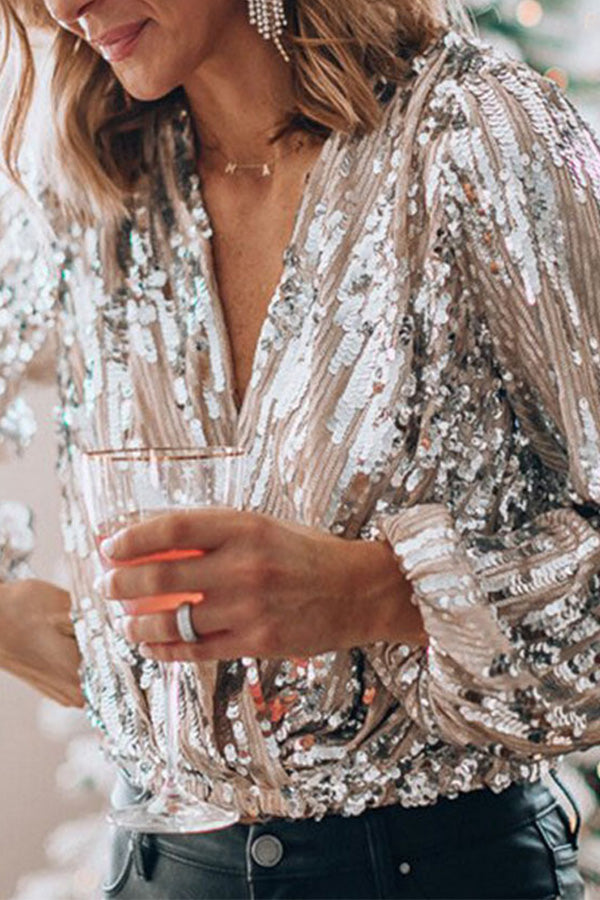 Sierra - Elegant Glam Blouse