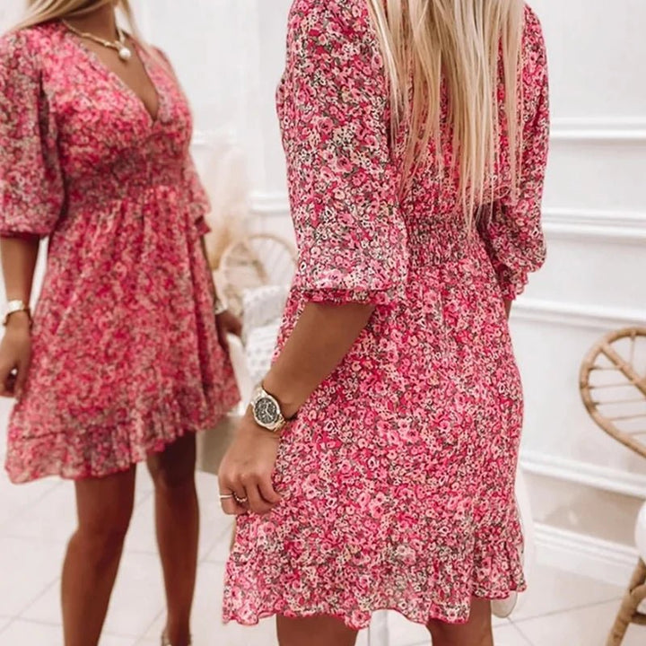 Sunna - Graceful Floral Gown