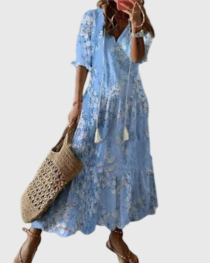 Amalia | Vintage Bohemian Summer Maxi Dress