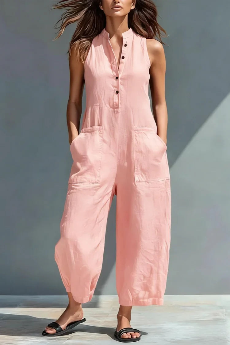 Cheryl | Sophisticated Linen Jumpsuit
