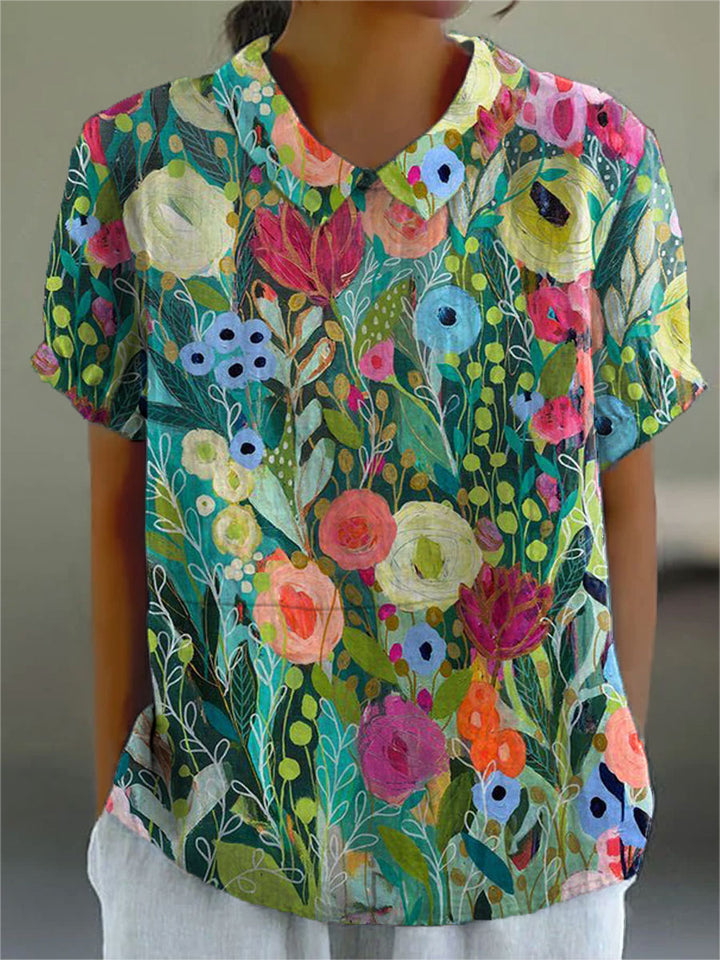 Floral Watercolor Daisy Shirt