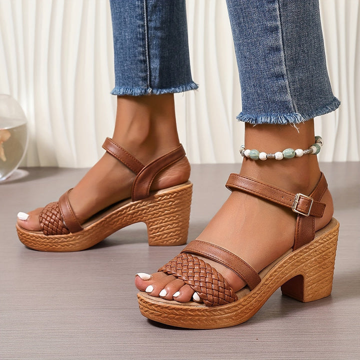 Haven - Woven Strappy Sandals