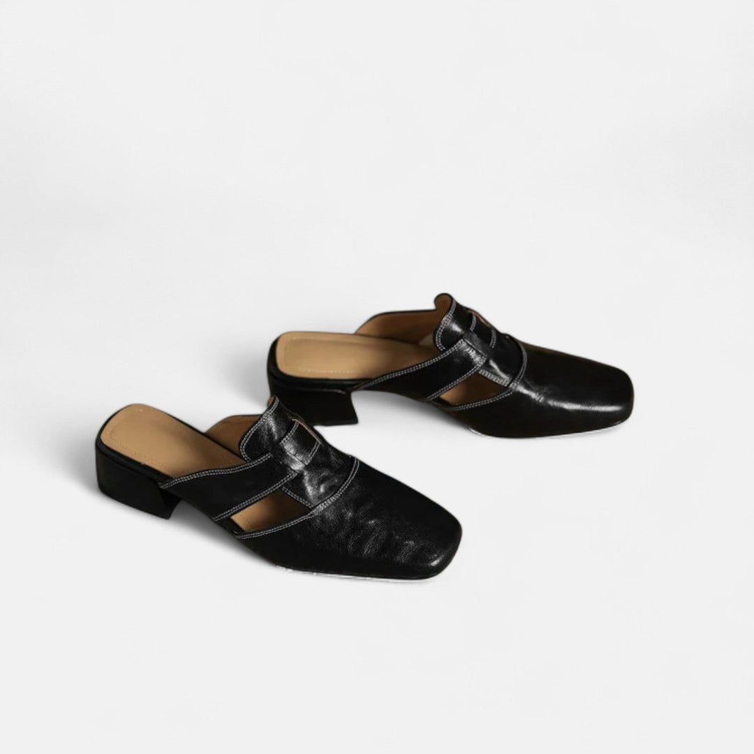 Chic Leather Sandals by Andie