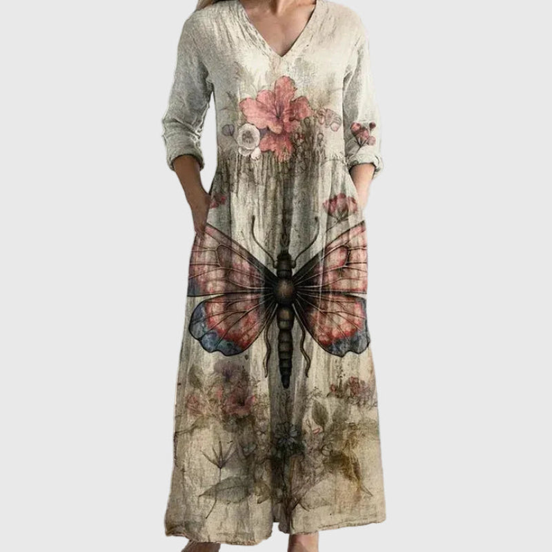 Willow | Elegant Maxi Dress with Flowing Silhouette