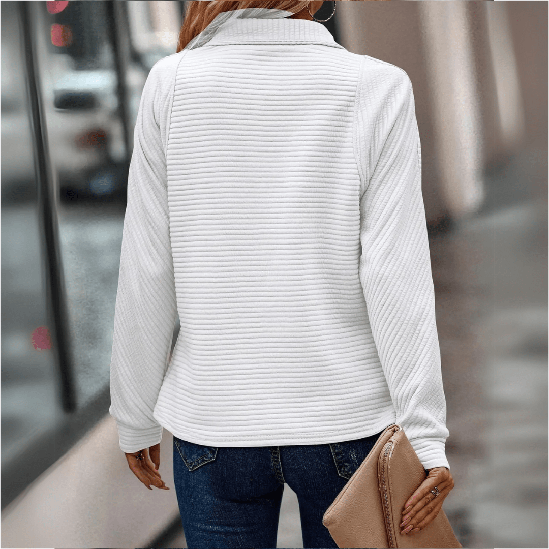 Jenica | Stylish Half-Zip Pullover