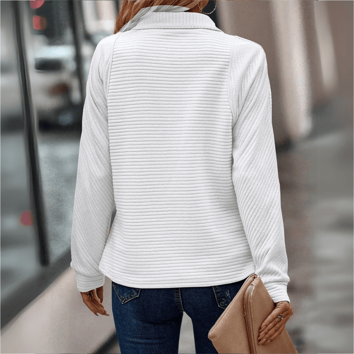 Jenica | Stylish Half-Zip Pullover
