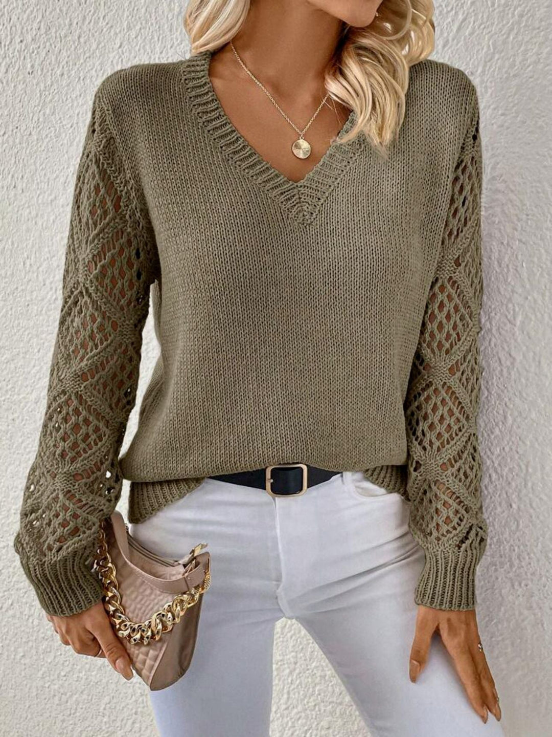 Elizabeth | Cozy V-Neck Sweater